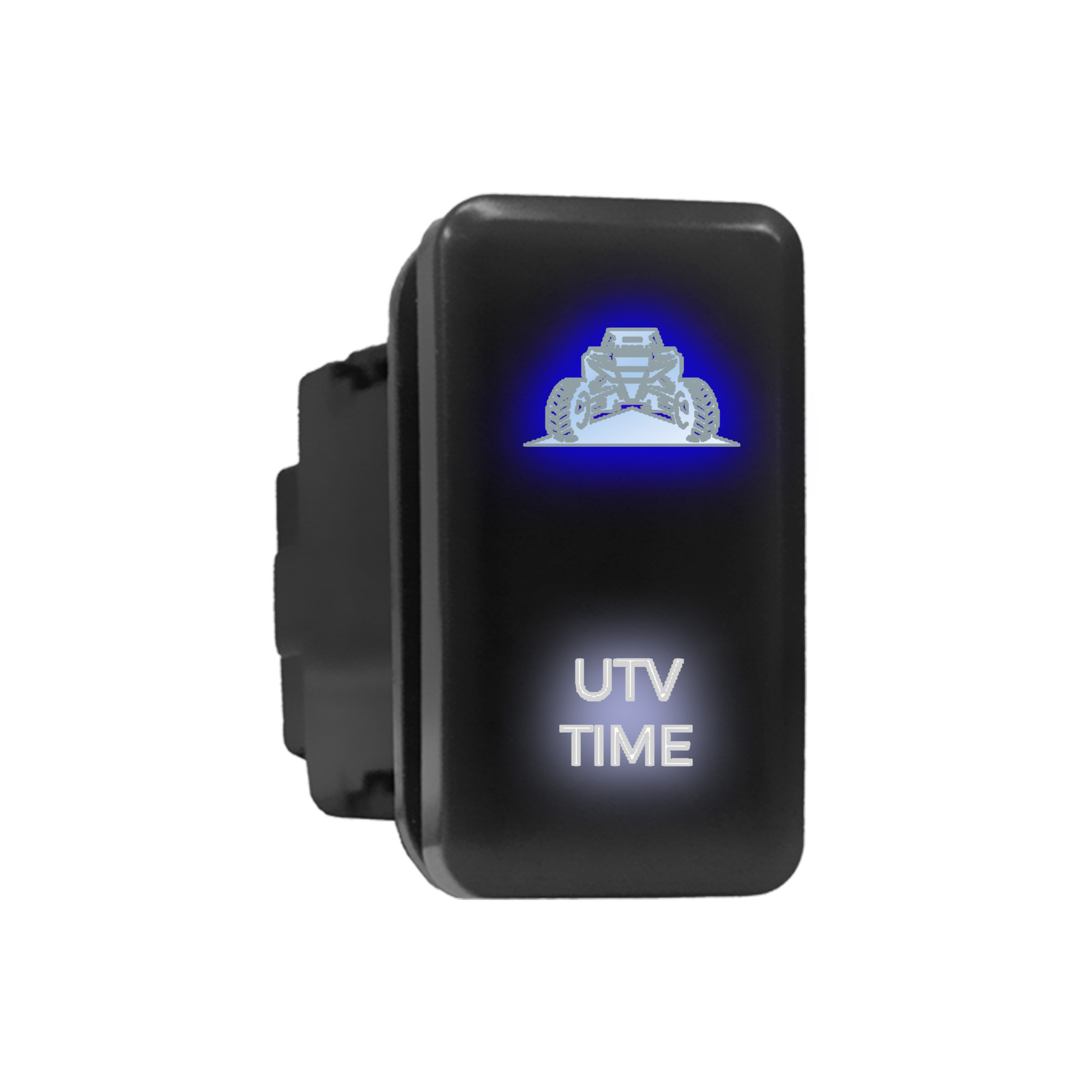 Toyota LED Push Button Replacement 1.54x0.83in Blue White by UTV TIME