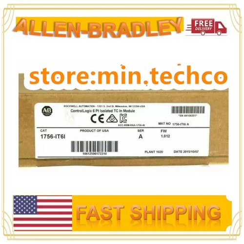 New Sealed Allen-Bradley AB 1756-IT6I ControlLogix 6 Point Isolated Input Module