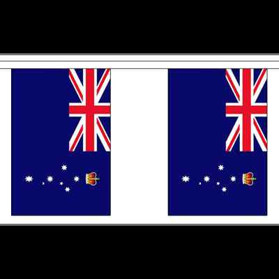 Victoria Flagge Wimpelkette - 3m 6m 9m Meter Länge 10 20 30 Fahnen - Polyester 