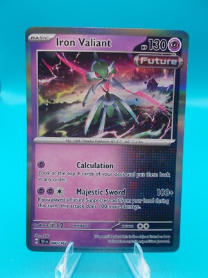 Iron Valiant 080/162 Sv05: Temporal Forces Pokémon TCG Holo Near Mint/Mint