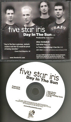 FIVE STAR IRIS w/ COLLECTIVE SOUL Day In the Sun w/ 2 UNRELEASED PROMO CD single