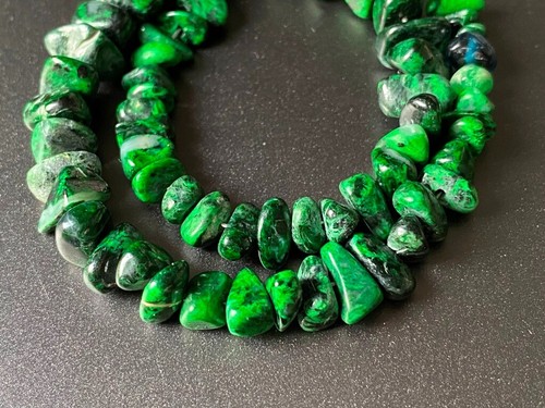 Maw sit sit gemstone nugget beads size 9-7 mm 8 inches strand P-72 - Picture 5 of 7