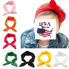 Baby Toddler Girls Kids Top Knot Turban Headband Headwrap Top Knot Head Wraps