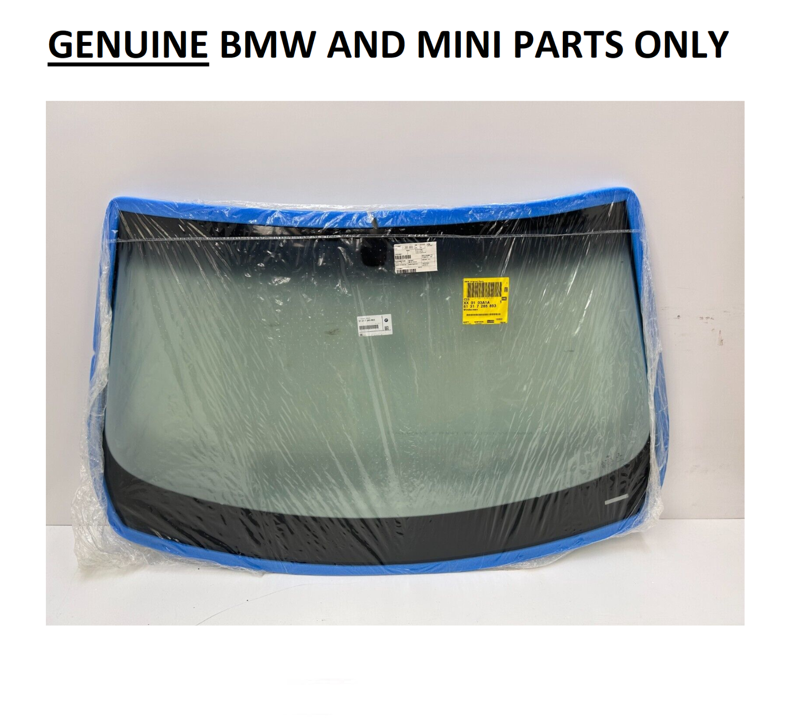 GENUINE BMW F32 F36 4 series Green Windscreen 51317285893. Coupe  