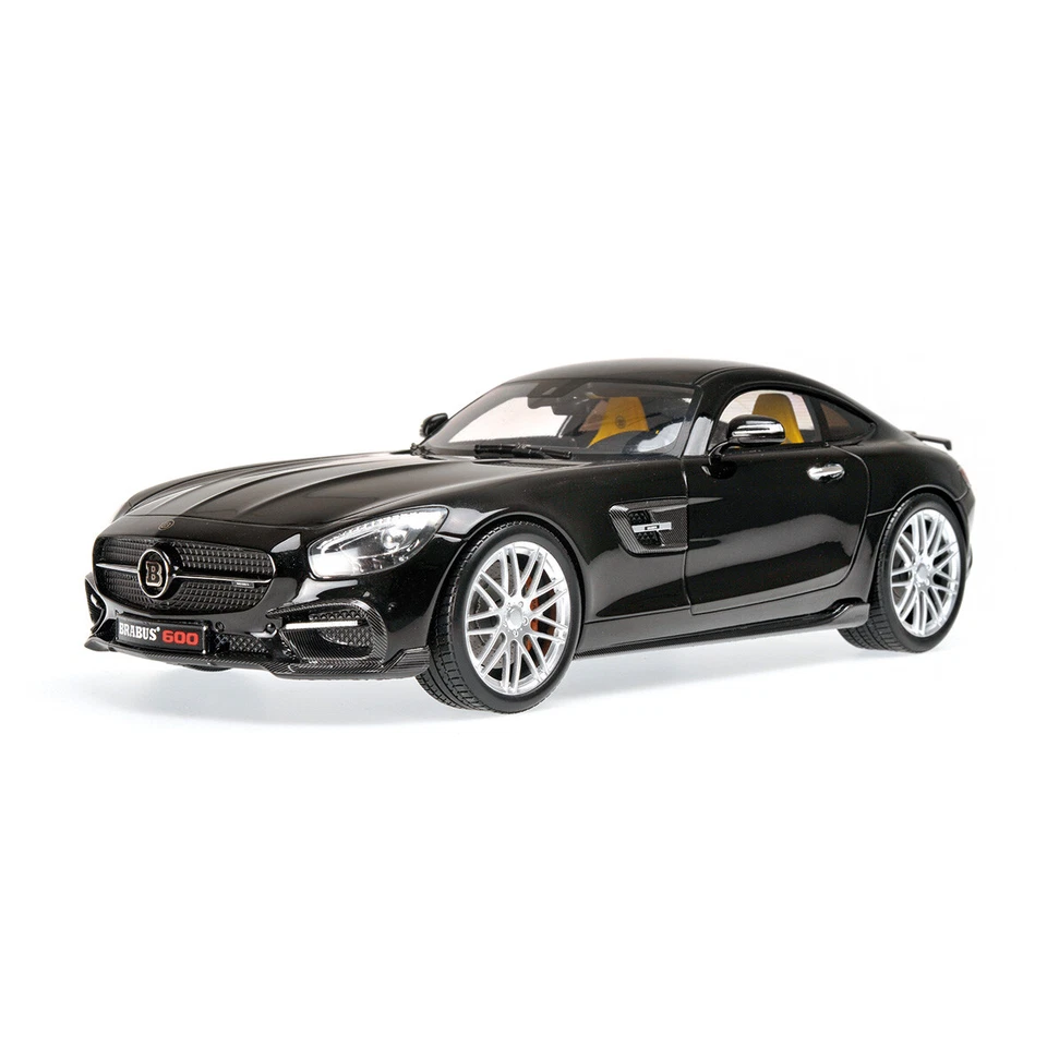 Minichamps 1/18 BRABUS 600 AUF BASIS MERCEDES-BENZ AMG GT S 2015 BLACK - Immagine 2 di 4