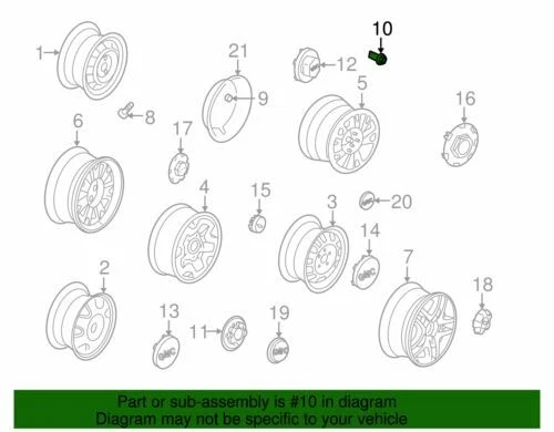 Conjunto de tapacubos genuino GM 1994-1995 Chevrolet S10 Sonoma Base LS SS 15710202 Foto 2 de 2