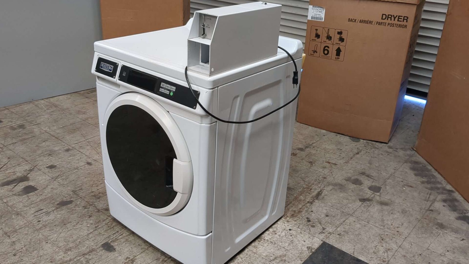 Maytag Commercial Front Load Washer MHN33PDCWW0 S/N C64960089