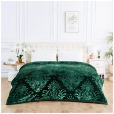 Heavy Blanket Soft Embossed Damask Pattern 4 KG Warm Thick Weighted Blanket King