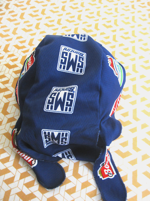Casquette Cycliste Vintage – SMS Santini Boujour Toupargel Team Pro – Bleue