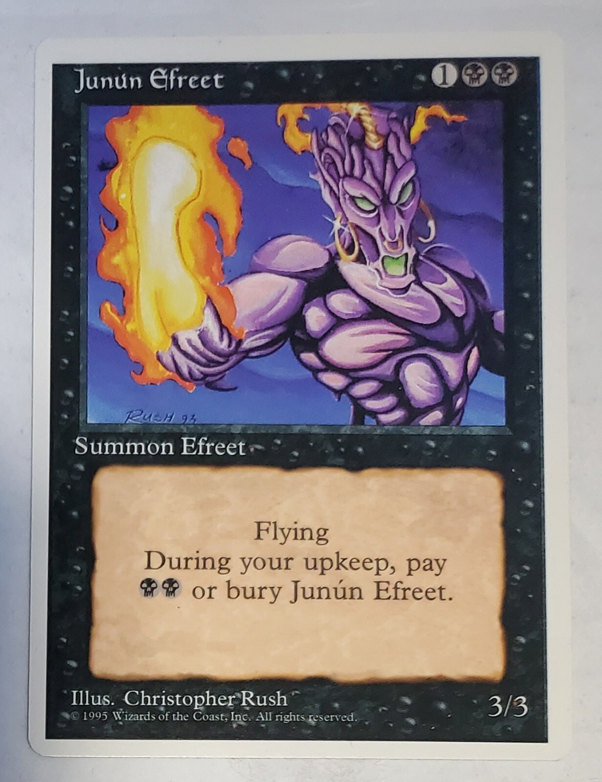 Junun Efreet MTG 4th Edition NM Magic Regular