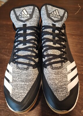 Adidas Boost Icon 4 Metal Baseball Cleats Men's Size 13.5 Black & Gray