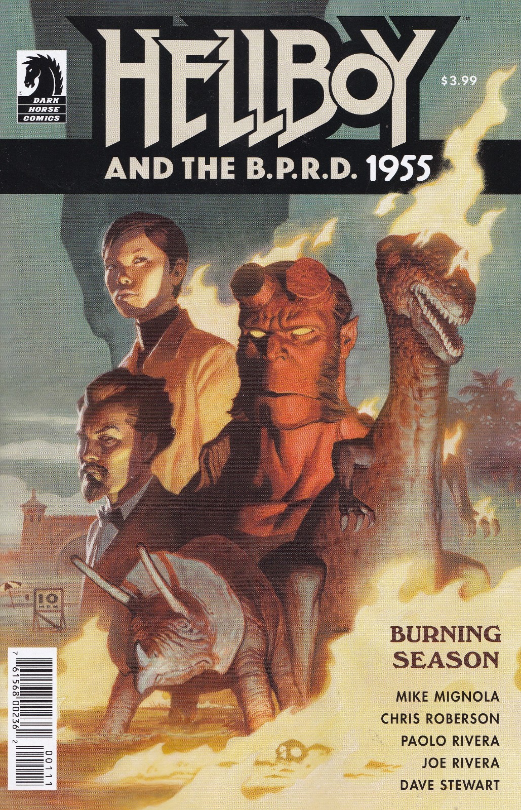 HELLBOY and the BPRD 1955 Burning Season - One Shot - New Bagged