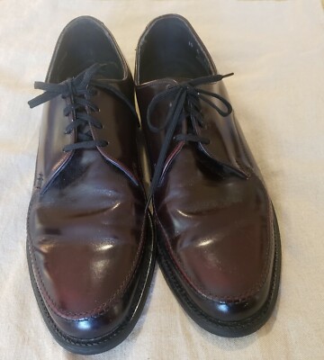 Velvet-EEZ Dress Shoes Men 10 E Brown Vintage Executive Imperials Oxfords  Lace | eBay Australia