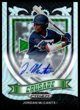 Jordan McCants 2021 Panini Prizm Draft Picks #C-JM Crusade Autographs Silver