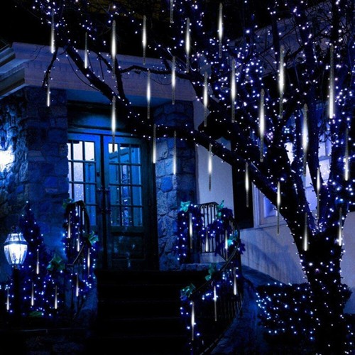 8pc/set LED Falling Rain Fairy String Lights Valentine's Day Wedding Party Decor - Picture 13 of 28