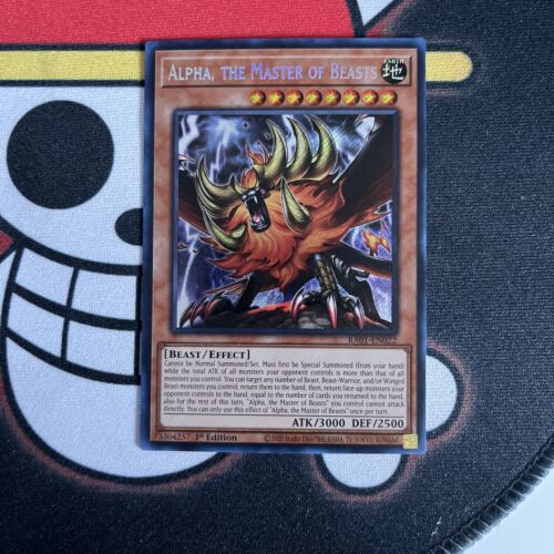 Alpha, The Master Of The Beasts Secret Rare RA01-en022 - Picture 1 of 4