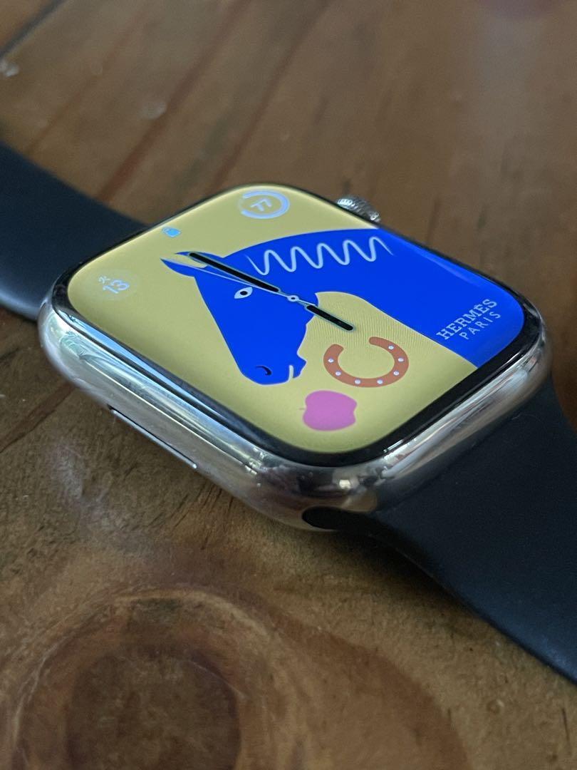 Apple Watch Series 7 Hermès 45mm Genuine Leather Strap