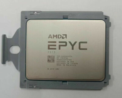 AMD EPYC 7513 CPU Processor 32 cores 64 threads 2.6GHz up to 3.65GHZ 200W SP3