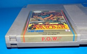 P.O.W. Prisoners Of War and Top Gun Nintendo Entertainment 1988 NES Auth Working