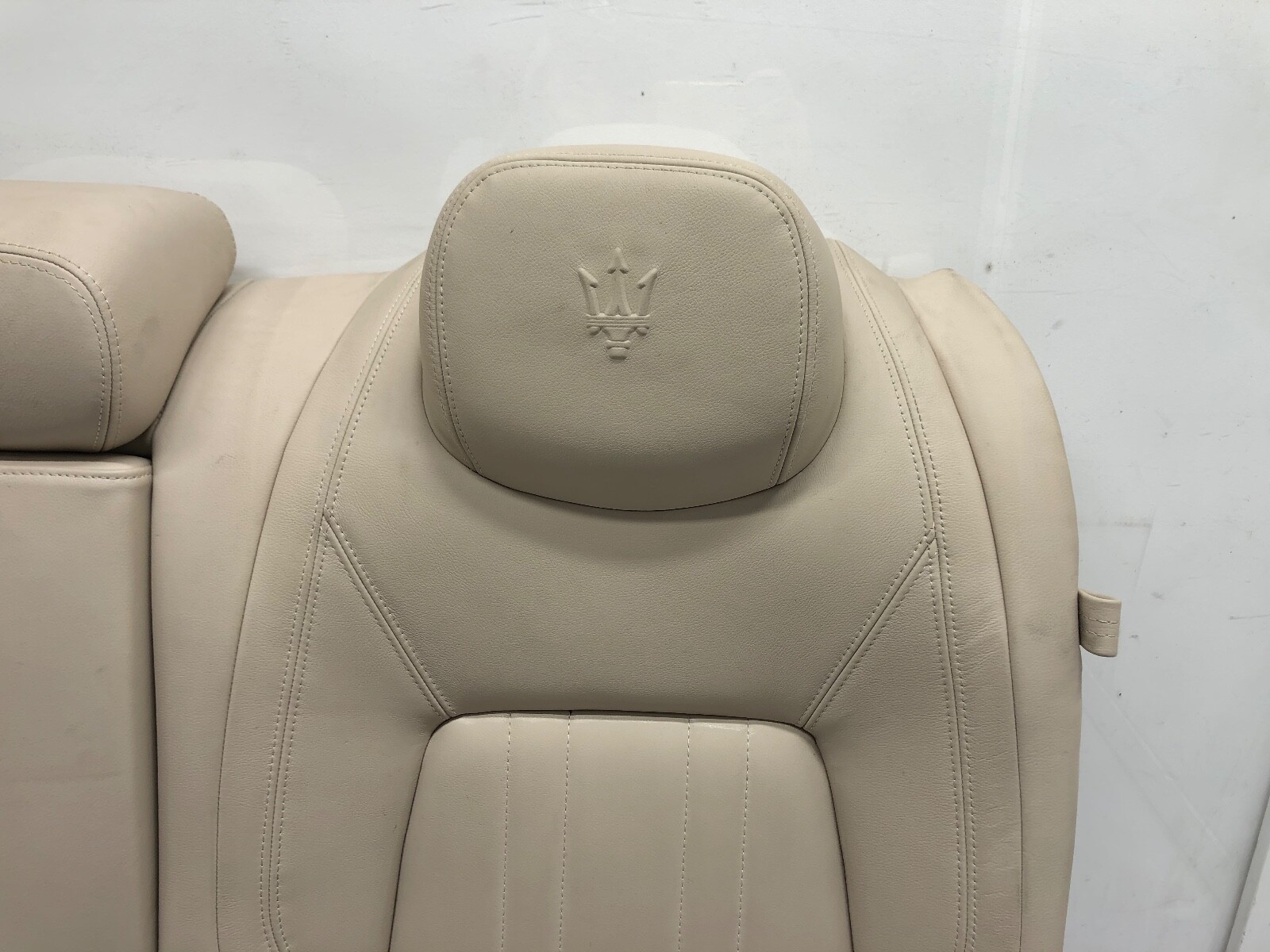 2014-2017 MASERATI GHIBLI S Q4 LEFT DRIVER REAR LEATHER SEAT OEM.