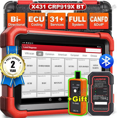 LAUNCH X431 CRP919X BT PRO Car Diagnostic Scanner Bidirectional ECU Coding CANFD