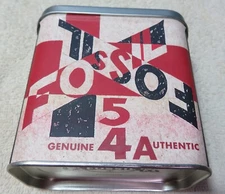 Vintage 1999 Fossil Watch Tin , Tin Only