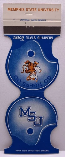 MSU Memphis State Tigers Football Schedule 1973, Matchbook Cover