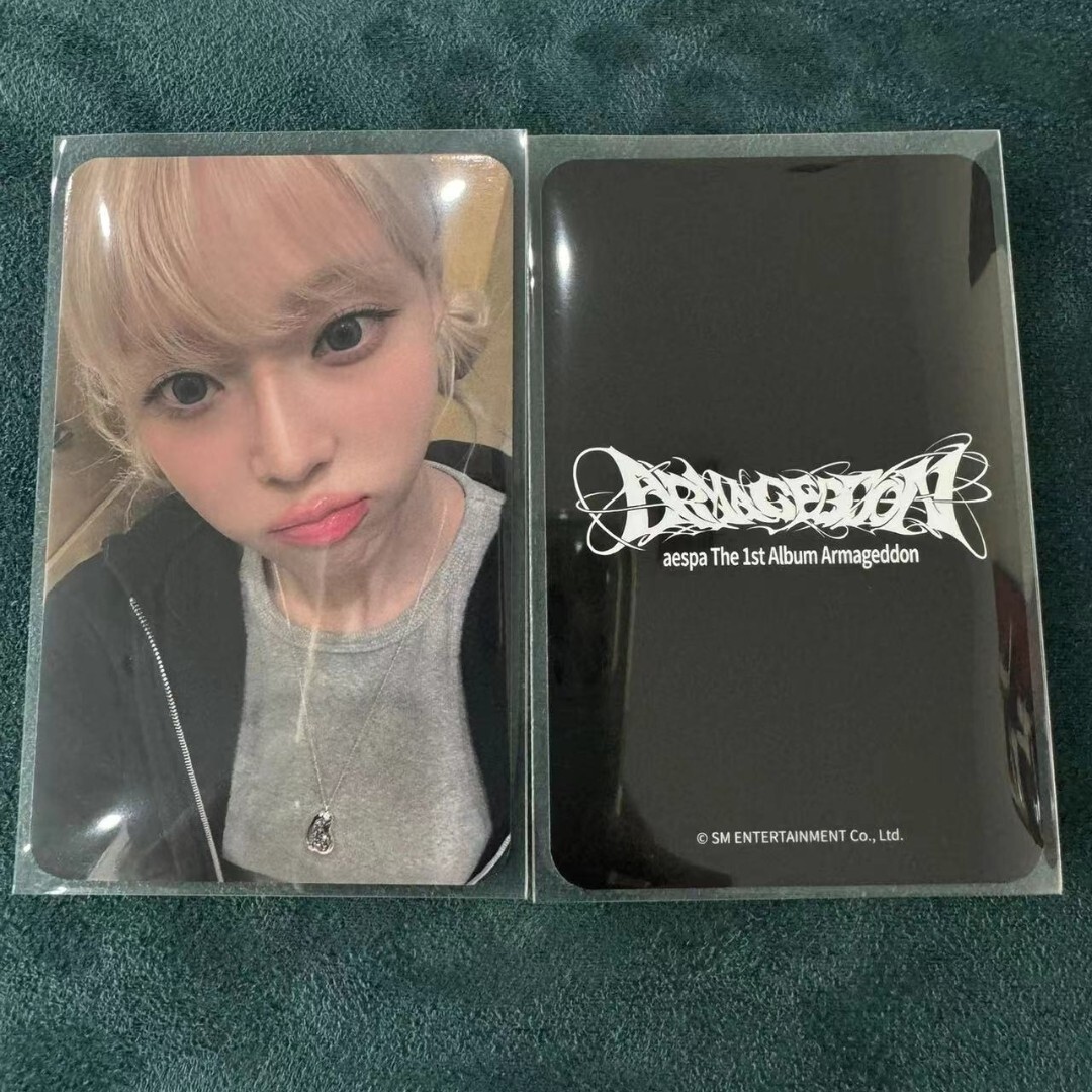 AESPA WINTER 1ST ALBUM Armageddon BDM DAEGU EVENT PHOTO CARD