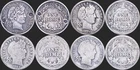 Lot of 4 Barber Silver Dimes 1901 1904 1909 1913 (see photos for quality check)