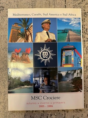 Prospekt mit Foto Innenraum Schiff Schiff Kreuzfahrt MSC 2005-2006