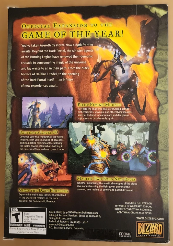 World of Warcraft: The Burning Crusade Expansion Set New Factory Sealed - Image 2 of 4