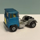 Vintage Matchbox Lesney Super Kings K-17 Scammell Crusader Teal tractor 1973