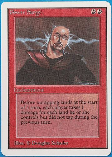 Power Surge Unlimited NM Red Rare MAGIC THE GATHERING CARD (ID# 506711) ABUGames - Picture 1 of 2