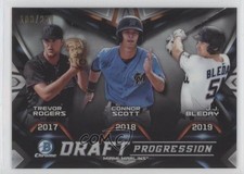 2019 Bowman Draft Chrome Progression Refractor Trevor Rogers Connor Scott s7f