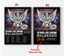 Triumph Band 50th Anniversary 2026 Tour Poster Custom Date And City