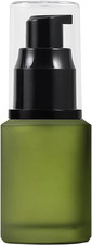 30Ml/1Oz Empty Green Frosted Glass Lotion Pump Press Bottles Refillable Emulsion