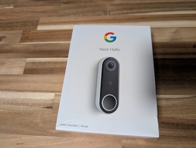 Google Nest Hello Smart Wi-Fi Video Doorbell  NC5100US New WIRED Open Box