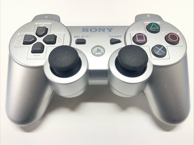 Sony PS3 DualShock 3 Wireless Controller   Silver OEM Original Tested