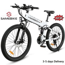 Samebike LO26-II 26" Electric Mountain Bike 48V 14AH Folding Bicycle 21 Speed UK