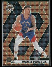 2024-25 Panini Mosaic Michael Porter Jr. Bronze Mosaic #/75 #128