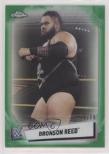 2021 Topps Chrome WWE Green Refractor 74/99 Bronson Reed #76 1qy