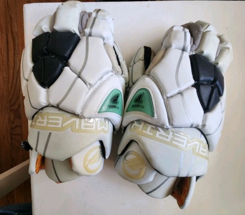 Maverick M6 Lacrosse Gloves Size Large White 13’’