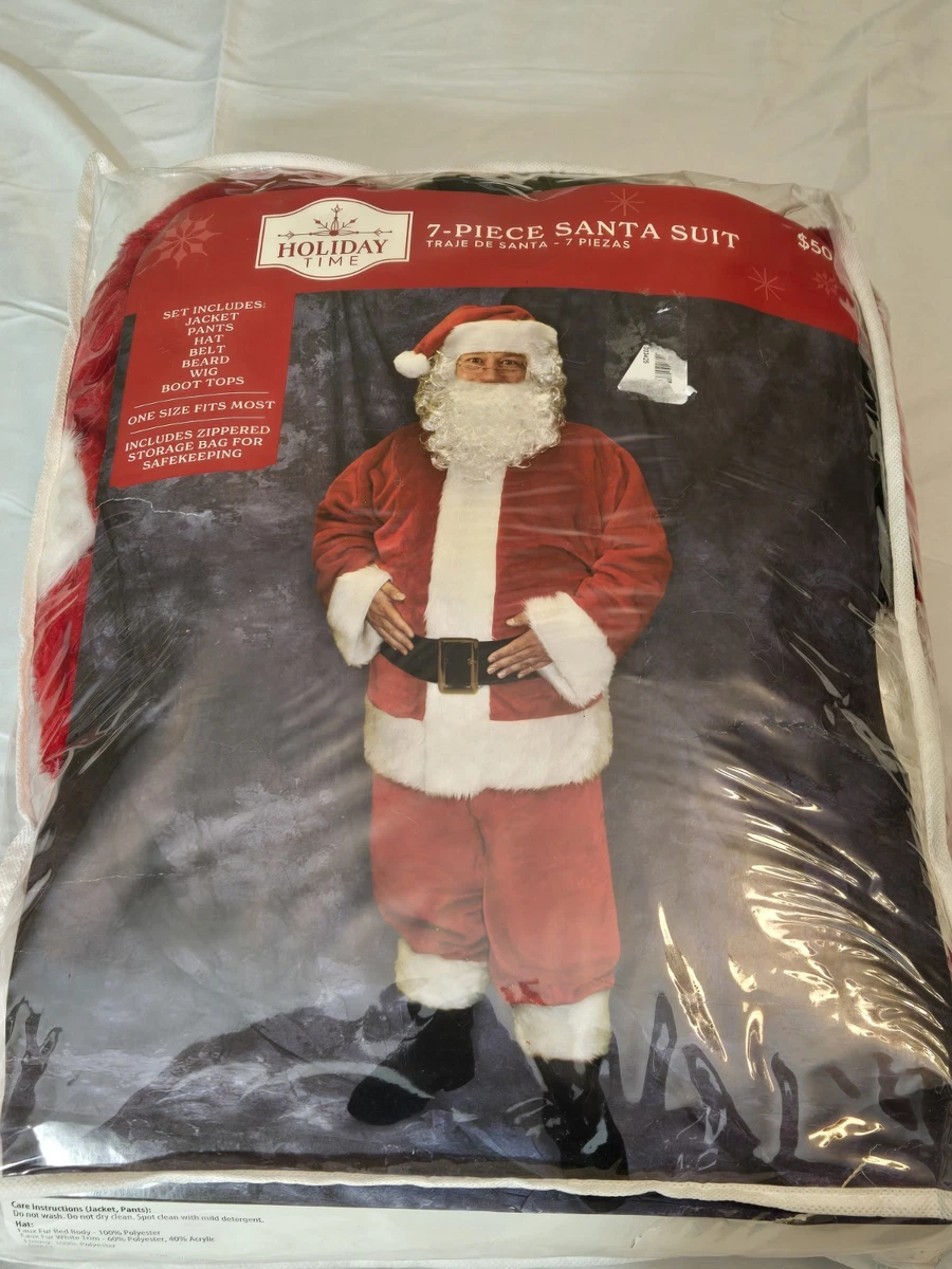 DISFRAZ PAPA NOEL ADULTO CR ECO CON BARBA x 1 DISFRAZ PAPA NOEL ADULTO CR ECO CON BARBA x 1