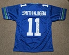Jaxon Smith-Njigba Signed Blue Jersey Beckett Auto Seattle Seahawks Football