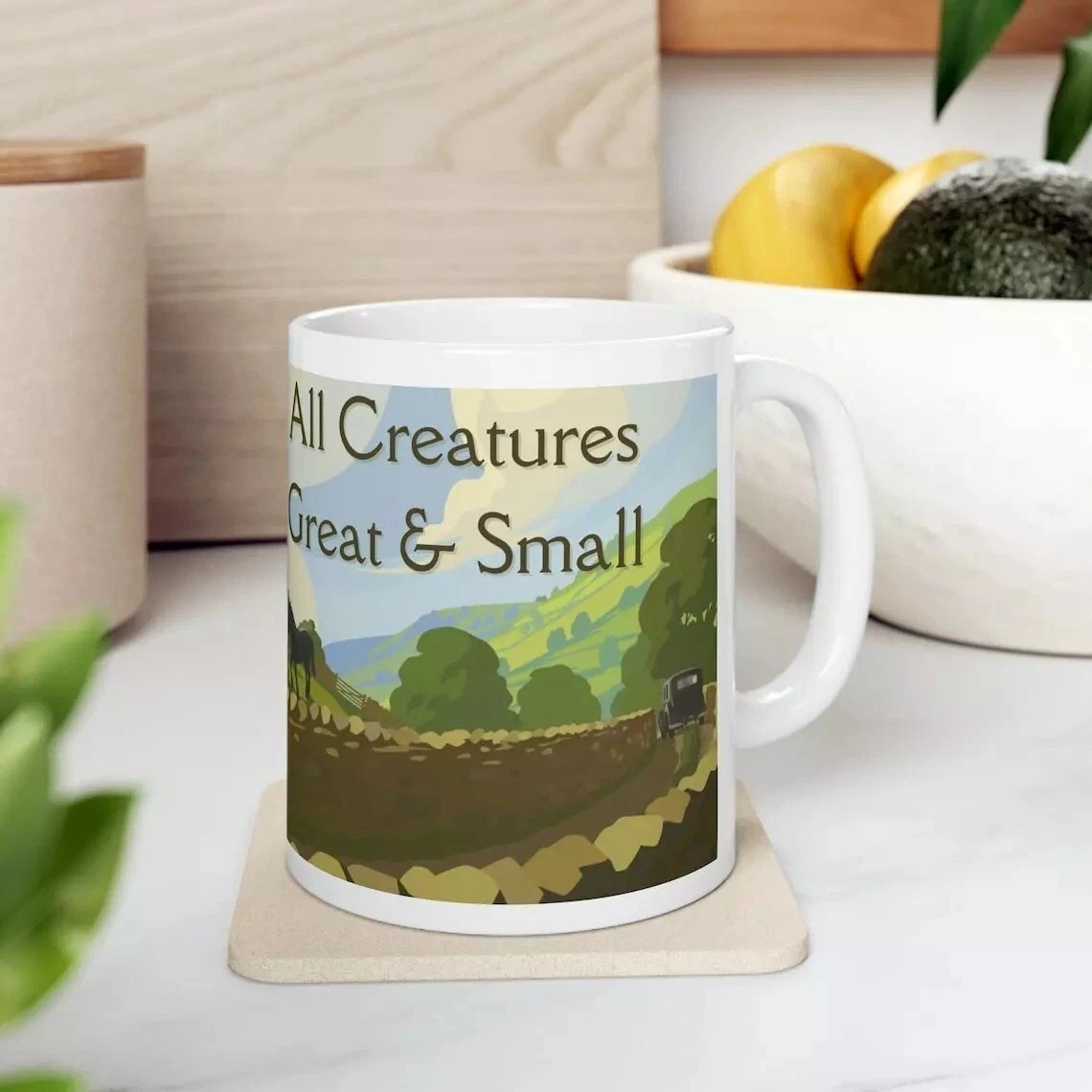 All Creatures Great and Small Coffee Mug, PBS Show, Bookish Coffee Mugs 11OZ