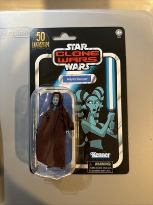 Star Wars Clone Wars Ayla Secura VC217 50 Kenner Action Figure New Sealed