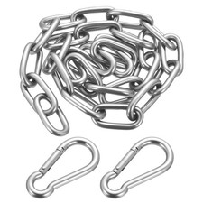 Edelstahlkette Meterware 6mm 1M rostfrei robu...