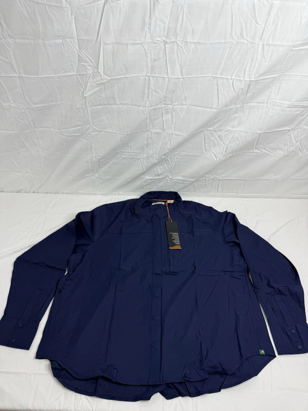 Orvis Outdoor Performance Shirt XL Blue Active Fit UPF 50 Long Sleeve NWT
Opens in a new window or t