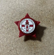 SHEFFIELD UNITED RARE ENAMEL PLASTIC STAR FOOTBALL SUPPORTERS BADGE