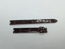 Original Chopard Polished Dark Brown Alligator Watch Band 10mm NOS